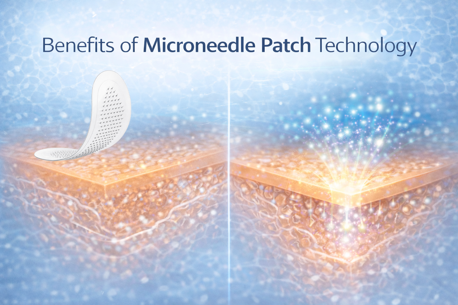 Microneedle patch technology delivering active ingredients through dissolving microneedles for advanced skin absorption